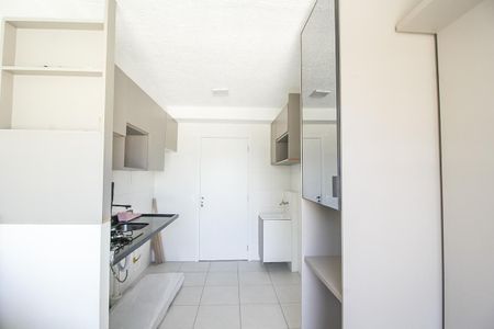 Sala/Cozinha de apartamento para alugar com 1 quarto, 28m² em Bom Retiro, São Paulo