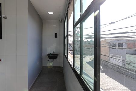 Área de Serviço de kitnet/studio para alugar com 1 quarto, 45m² em Jundiapeba, Mogi das Cruzes