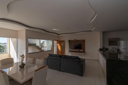 Sala de Estar/Jantar  de casa à venda com 3 quartos, 460m² em Residencial Bordon, Sumaré