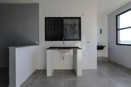 Cozinha de kitnet/studio para alugar com 1 quarto, 45m² em Jundiapeba, Mogi das Cruzes