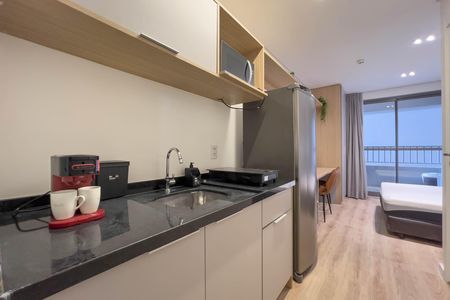 Studio à venda com 23m², 1 quarto e sem vaga Studio à venda com 23m², 1 quarto e sem vagaCozinha