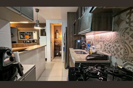 Cozinha e Área de Serviço  de apartamento à venda com 2 quartos, 100m² em Recreio dos Bandeirantes, Rio de Janeiro