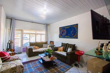 Casa 1 - Sala de casa à venda com 4 quartos, 279m² em Jardim Silvana, Santo André
