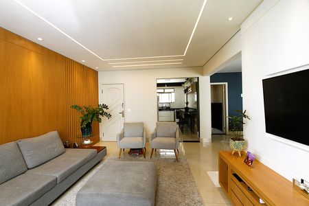 Sala de apartamento à venda com 4 quartos, 168m² em Buritis, Belo Horizonte