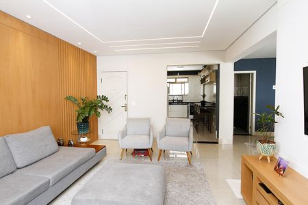 Sala de apartamento à venda com 4 quartos, 168m² em Buritis, Belo Horizonte