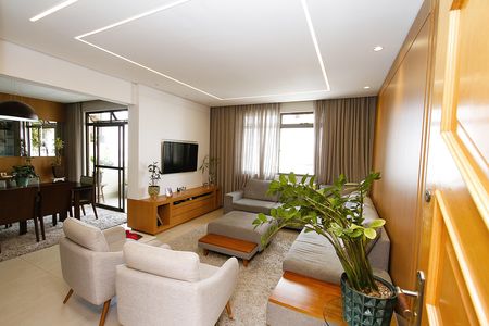Sala de apartamento à venda com 4 quartos, 168m² em Buritis, Belo Horizonte