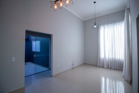 Sala de casa de condomínio para alugar com 3 quartos, 115m² em Loteamento Dinora Rosa, Sorocaba