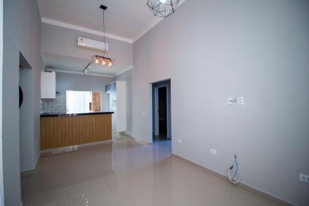 Sala de casa de condomínio para alugar com 3 quartos, 115m² em Loteamento Dinora Rosa, Sorocaba
