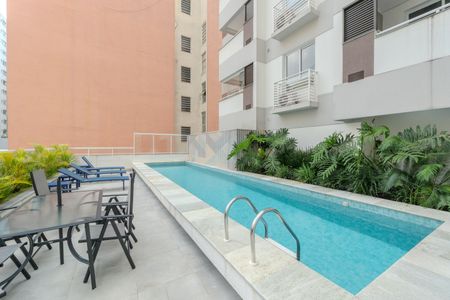 Studio para alugar com 31m², 1 quarto e sem vaga Studio para alugar com 31m², 1 quarto e sem vagaÁrea comum - Piscina