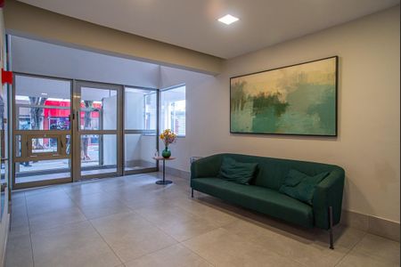 Studio para alugar com 31m², 1 quarto e sem vaga Studio para alugar com 31m², 1 quarto e sem vagaHall de entrada
