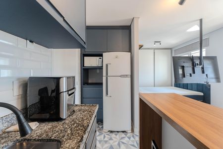 Studio para alugar com 31m², 1 quarto e sem vaga Studio para alugar com 31m², 1 quarto e sem vagaCozinha