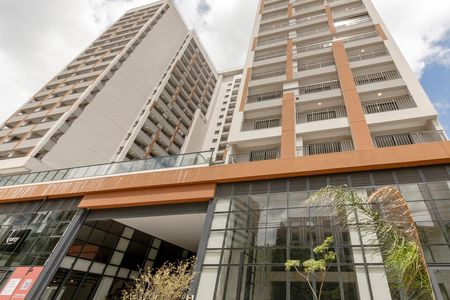 Studio para alugar com 25m², 1 quarto e sem vaga Studio para alugar com 25m², 1 quarto e sem vagaFachada