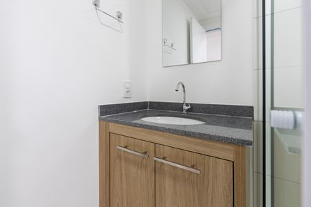Studio para alugar com 25m², 1 quarto e sem vaga Studio para alugar com 25m², 1 quarto e sem vagaBanheiro