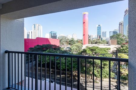 Studio para alugar com 25m², 1 quarto e sem vaga Studio para alugar com 25m², 1 quarto e sem vagaVaranda