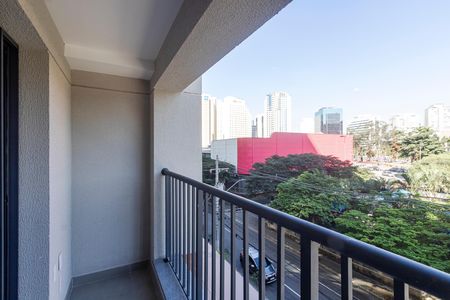 Studio para alugar com 25m², 1 quarto e sem vaga Studio para alugar com 25m², 1 quarto e sem vagaVaranda
