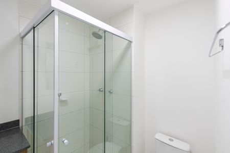 Studio para alugar com 25m², 1 quarto e sem vaga Studio para alugar com 25m², 1 quarto e sem vagaBanheiro
