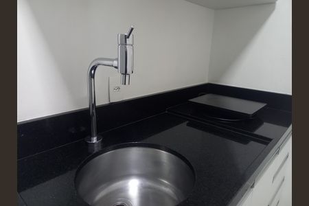 Cozinha de kitnet/studio para alugar com 1 quarto, 29m² em Bela Vista, São Paulo