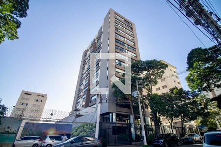 Studio para alugar com 38m², 1 quarto e 1 vagaFachada 