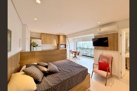 Quarto  de kitnet/studio para alugar com 1 quarto, 38m² em Campo Belo, São Paulo