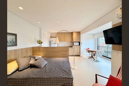 Studio para alugar com 38m², 1 quarto e 1 vagaQuarto 