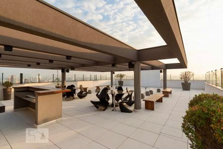 Studio para alugar com 38m², 1 quarto e 1 vagaChurrasqueira 