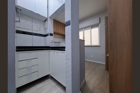Cozinha  de apartamento para alugar com 1 quarto, 21m² em Glória, Rio de Janeiro