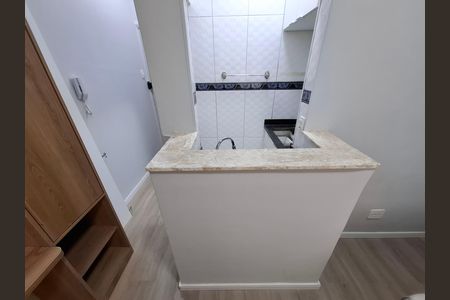 Cozinha  de apartamento para alugar com 1 quarto, 21m² em Glória, Rio de Janeiro