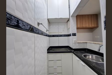 Cozinha  de apartamento para alugar com 1 quarto, 21m² em Glória, Rio de Janeiro