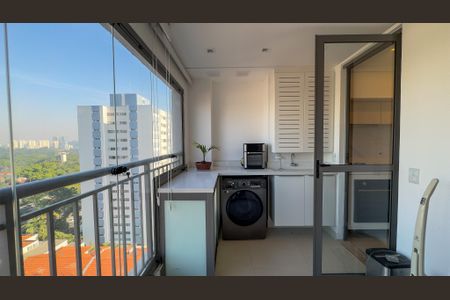 Sacada de apartamento para alugar com 2 quartos, 58m² em Chácara Santo Antônio (zona Sul), São Paulo