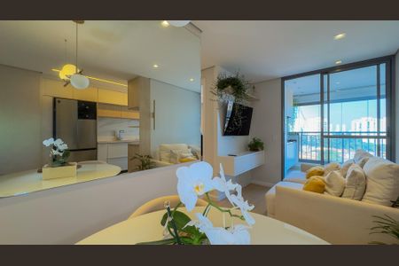 Sala de apartamento para alugar com 2 quartos, 58m² em Chácara Santo Antônio (zona Sul), São Paulo