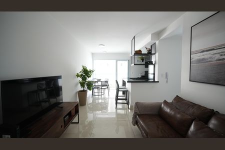 Sala de apartamento à venda com 2 quartos, 63m² em Jardim, Santo André