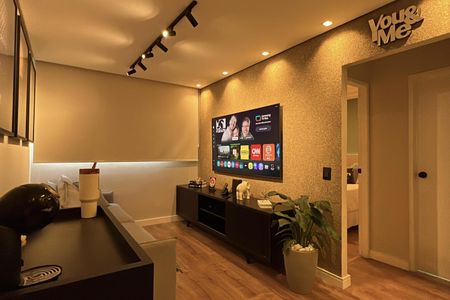 Sala de apartamento para alugar com 2 quartos, 59m² em Cidade Jardim Cumbica, Guarulhos