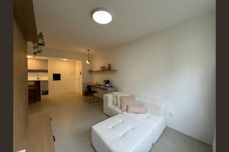 Apartamento para alugar com 58m², 1 quarto e 2 vagasSala