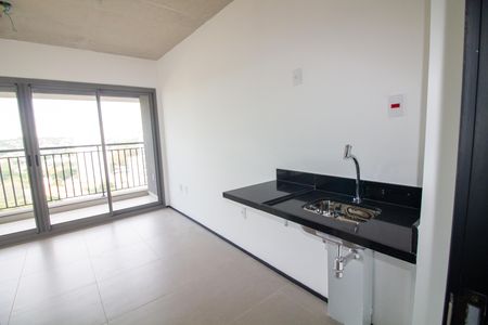 Cozinha de kitnet/studio à venda com 1 quarto, 22m² em Brooklin, São Paulo