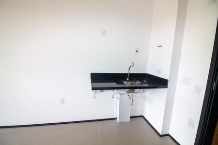 Cozinha de kitnet/studio à venda com 1 quarto, 22m² em Brooklin, São Paulo