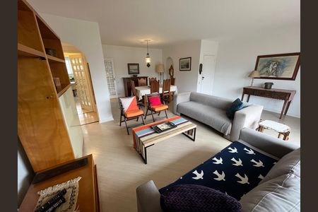 sala de apartamento para alugar com 3 quartos, 144m² em Real Parque, São Paulo