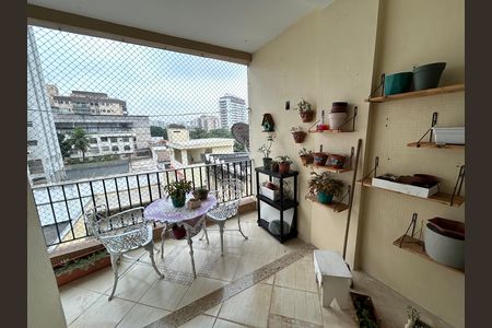 Varanda da Sala de apartamento para alugar com 3 quartos, 104m² em Todos Os Santos, Rio de Janeiro