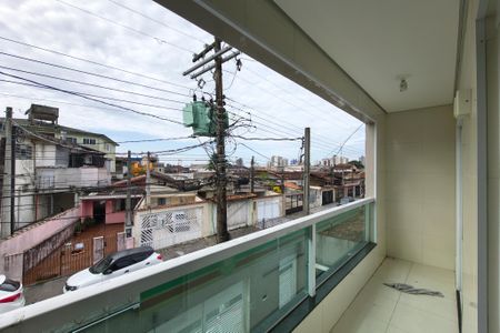 Sacada de casa de condomínio para alugar com 2 quartos, 50m² em Vila Caiçara, Praia Grande