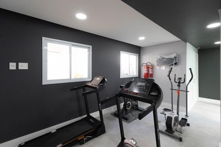 Studio para alugar com 33m², 1 quarto e sem vaga Studio para alugar com 33m², 1 quarto e sem vagaÁrea comum - Academia