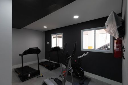 Studio para alugar com 33m², 1 quarto e sem vaga Studio para alugar com 33m², 1 quarto e sem vagaÁrea comum - Academia