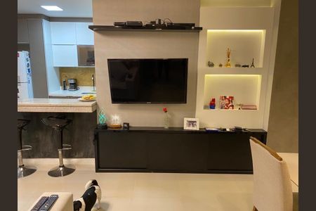 Sala de apartamento à venda com 2 quartos, 80m² em Barra Olímpica, Rio de Janeiro