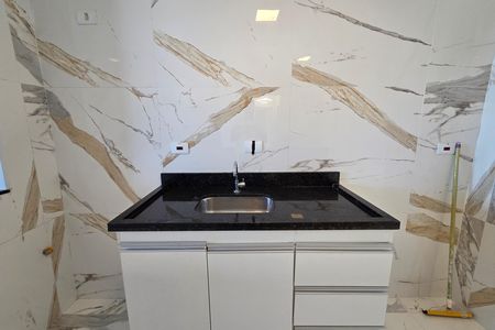 Cozinha de apartamento para alugar com 2 quartos, 90m² em Vila Balnearia, Praia Grande