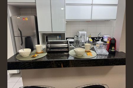 Cozinha de apartamento à venda com 2 quartos, 61m² em Jardim Leonor, São Paulo