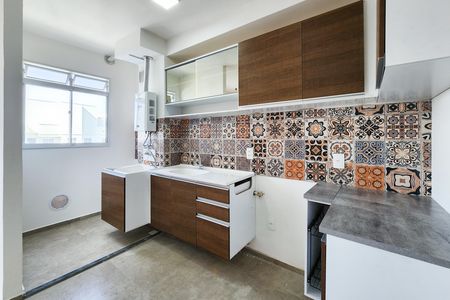 Cozinha  de apartamento para alugar com 2 quartos, 46m² em Santo Cristo, Rio de Janeiro