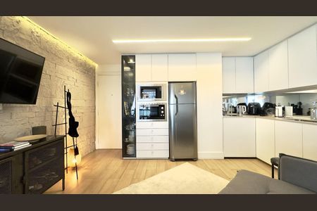 Cozinha de apartamento à venda com 1 quarto, 40m² em Itaim Bibi, São Paulo