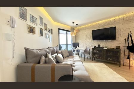 Sala de apartamento à venda com 1 quarto, 40m² em Itaim Bibi, São Paulo