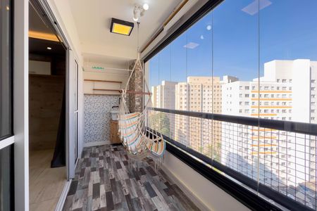 Varanda de kitnet/studio à venda com 1 quarto, 35m² em Cambuci, São Paulo