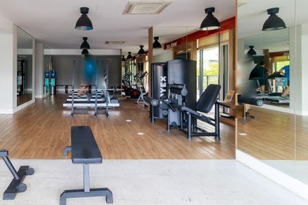 Apartamento para alugar com 38m², 1 quarto e 1 vaga Apartamento para alugar com 38m², 1 quarto e 1 vagaAcademia