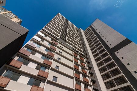 Fachada do Prédio de kitnet/studio para alugar com 1 quarto, 24m² em Vila Olímpia, São Paulo