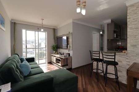 Sala de apartamento à venda com 2 quartos, 50m² em Parque Erasmo Assunção, Santo André